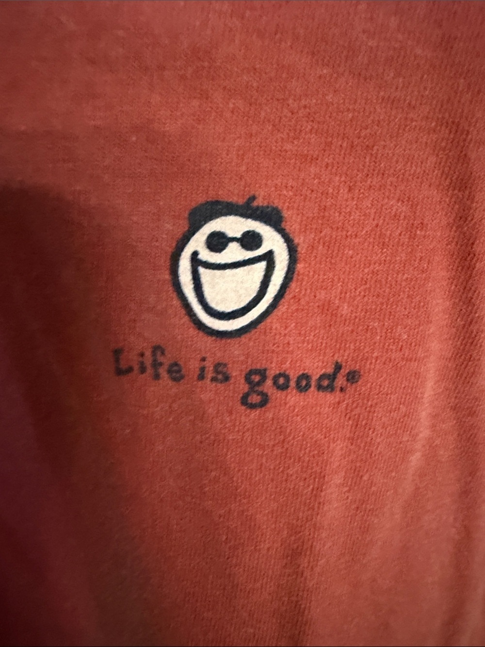 Life Is Good Women's Tee in Dusty Rose - Picture 6 of 6